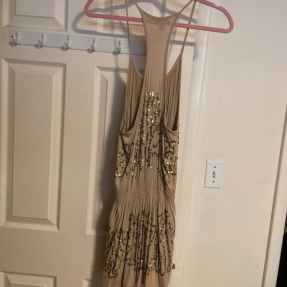 Womens Boston Proper Gold Dress / Tank Size Medium - Picture 2 of 4